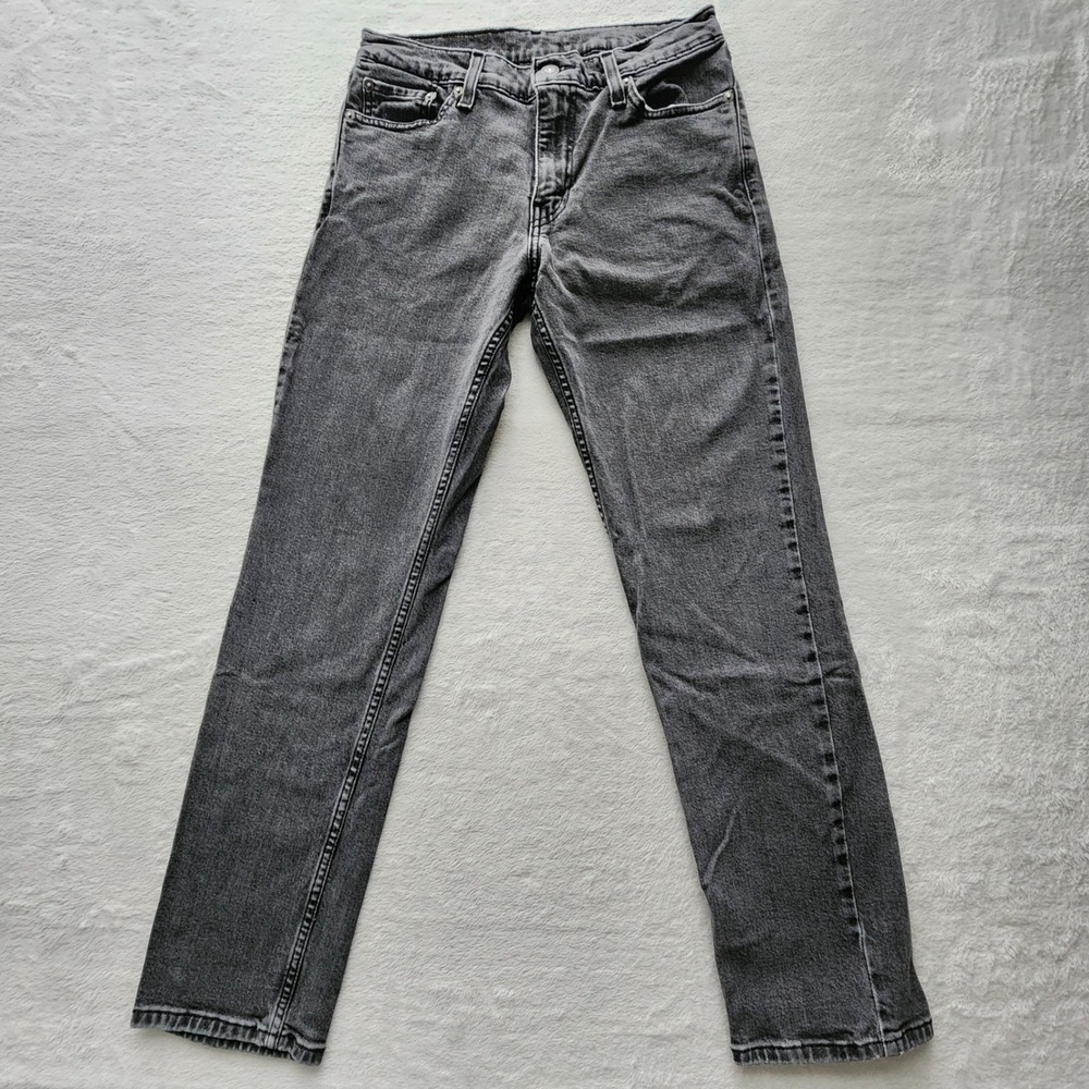 Levi's 511 Slim Fit Jeans Mens 30x30 Gray Denim Stretch Rock Skater Urban Grunge